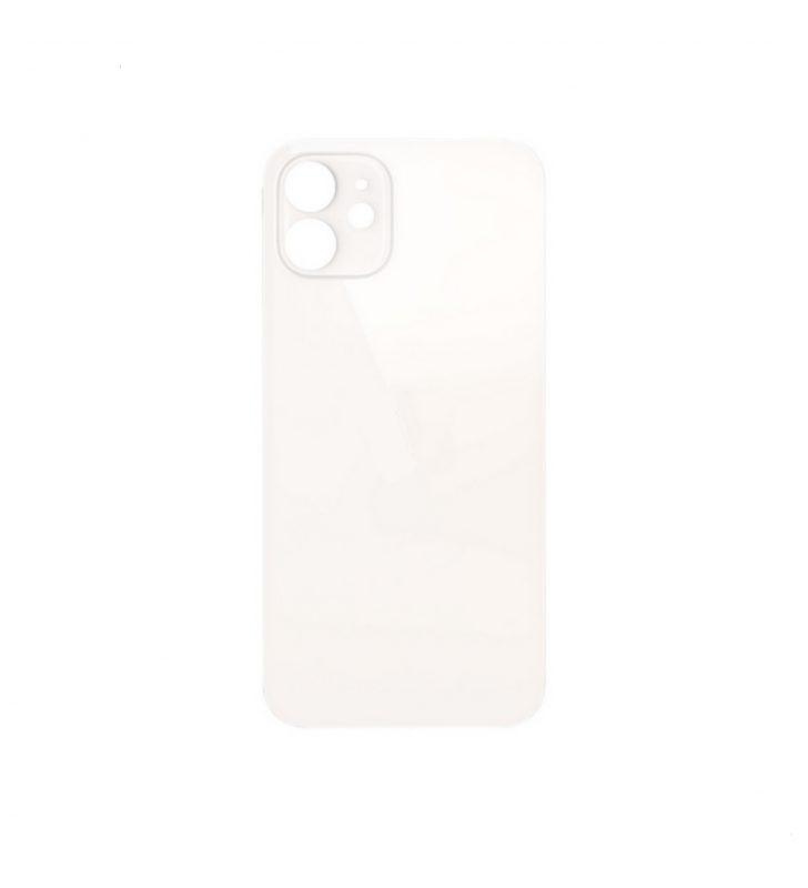Tapa Trasera Agujero Grande para iPhone 12 A2172 A2341 Blanco