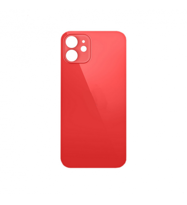 Tapa Trasera Agujero Grande para iPhone 12 A2172 A2341 Rojo