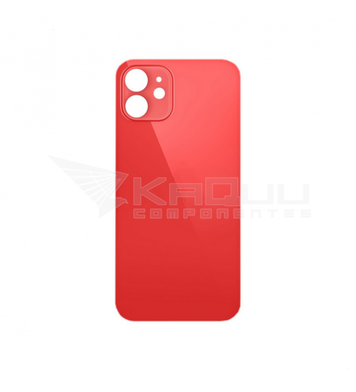 Tapa Trasera Agujero Grande para iPhone 12 A2172 A2341 Rojo
