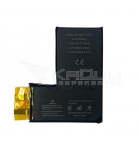 Batería 3200mAh para iPhone 14 Pro A2890 A2650 Sin BMS