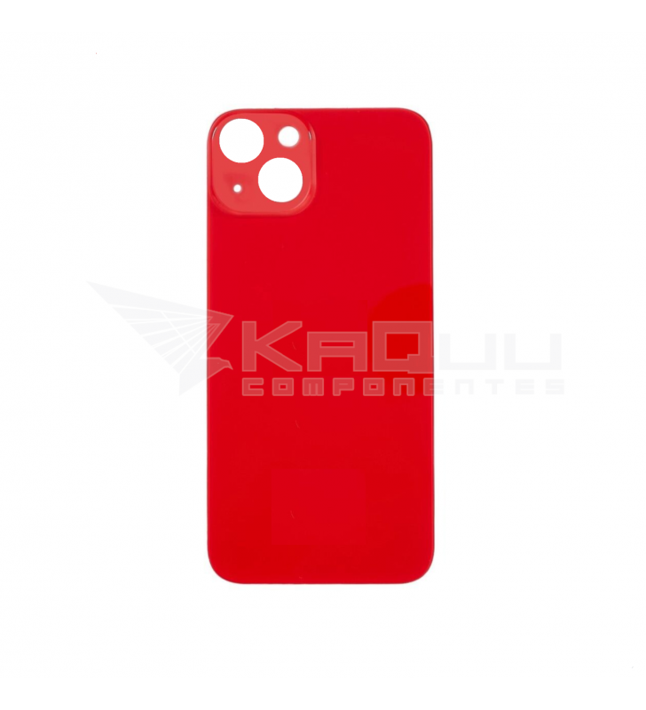 Tapa Trasera Agujero Grande para iPhone 14 A2882 A2649 Rojo