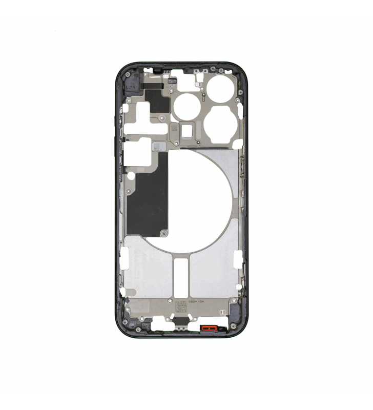 Chasis Marco Intermedio para iPhone 15 Pro A2848 Negro