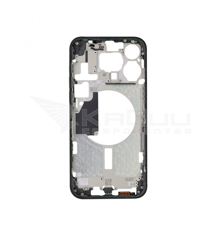 Chasis Marco Intermedio para iPhone 15 Pro Max A2849 Negro