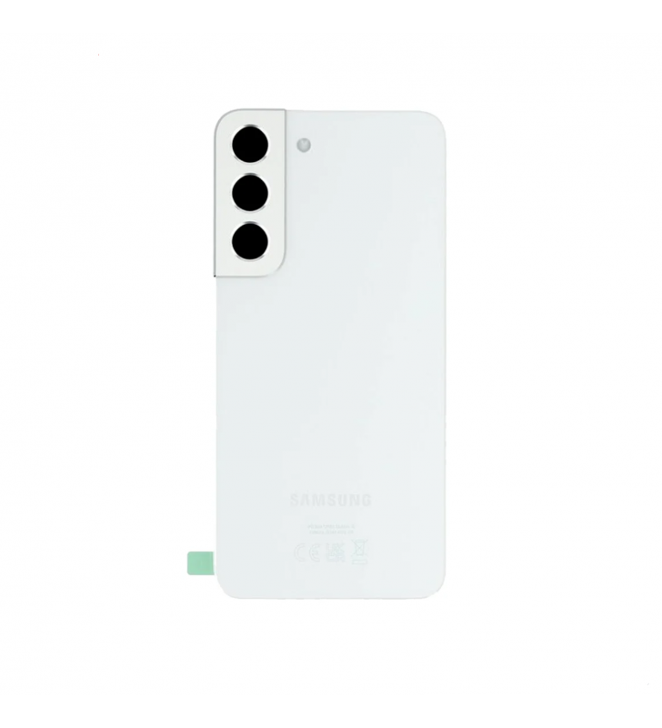 Tapa Trasera Samsung Galaxy S22 5G S901B Blanco GH82-27434B Service Pack