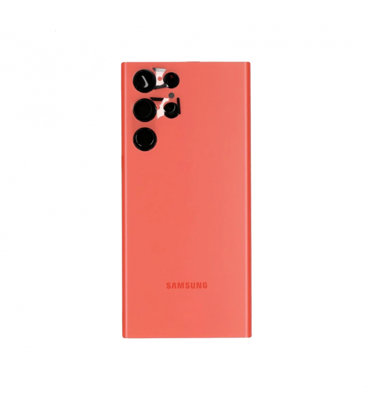 Tapa Trasera Samsung Galaxy S22 Ultra S908B Rojo GH82-27457H Service Pack