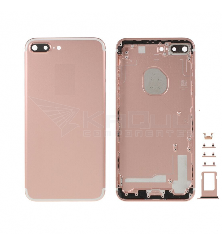 Chasis Carcasa Marco Y Tapa para Iphone 7 Plus A1661 A1784 Oro Rosa
