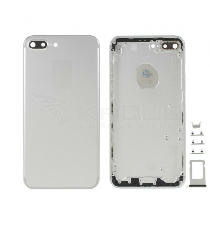 Chasis Carcasa Marco Y Tapa para Iphone 7 Plus A1661 A1784 Plata