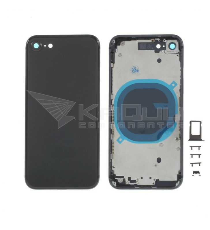 Chasis Carcasa Marco y Tapa para iPhone 8 A1863 A1905 NEGRO