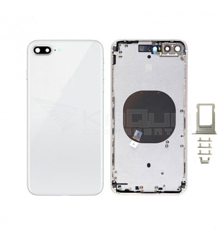 Chasis Carcasa Marco y Tapa para iPhone 8 Plus A1864 A1897 BLANCA