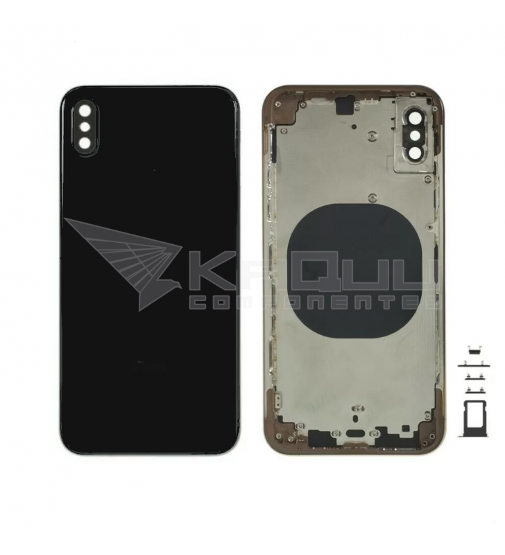 Chasis Carcasa Marco Y Tapa para Iphone Xs A1920 Negro