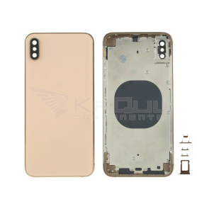 Chasis Carcasa Marco Y Tapa para Iphone Xs Max A1921 Dorado