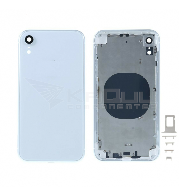 Chasis Carcasa Marco y Tapa para iPhone Xr A1984 A2105 A2106 A2108 Blanco