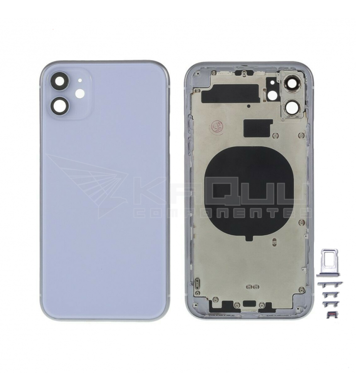Chasis Carcasa Marco y Tapa para iPhone 11 A2111 Purpura