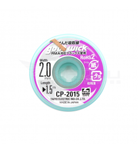 Malla Desoldadora De Estaño Residual CP-2015 2.0mm X 1.5m