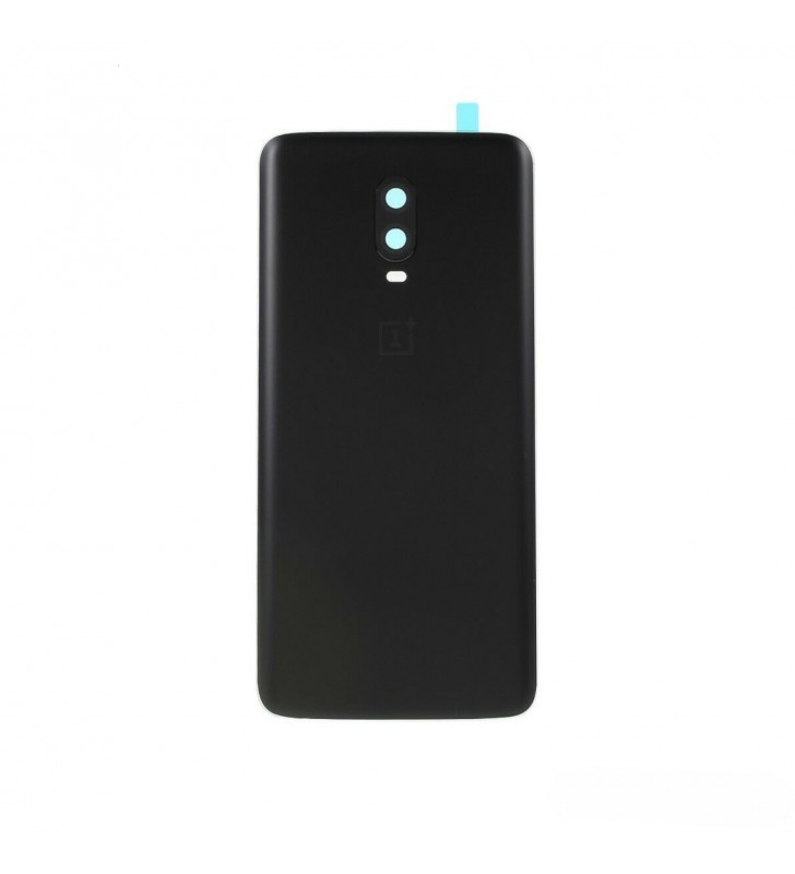 Tapa Batería Back Cover con Lente para OnePlus 6T A6013 Negro Mate Premium