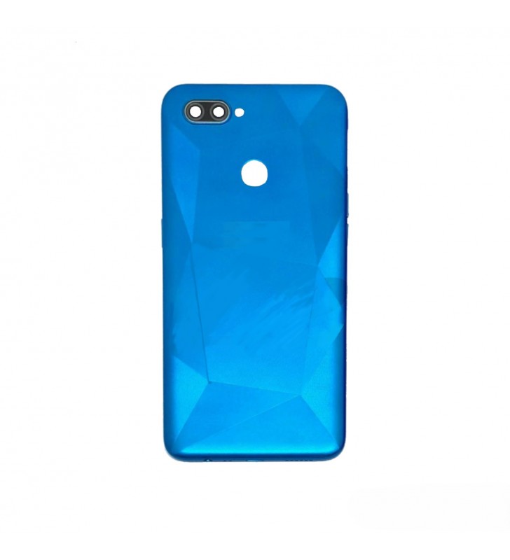 Tapa Batería Back Cover con Lente para Oppo A12 CPH2083 CPH2077 Azul