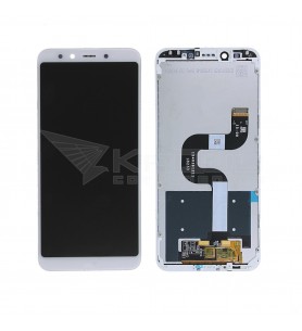 Pantalla Xiaomi Mi A2 / Mi 6X M1804D2ST BLANCA CON MARCO LCD