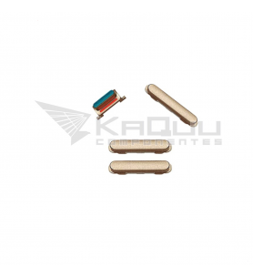 Set Botón Volumen Y Encendido para Iphone 6 A1549 Dorado
