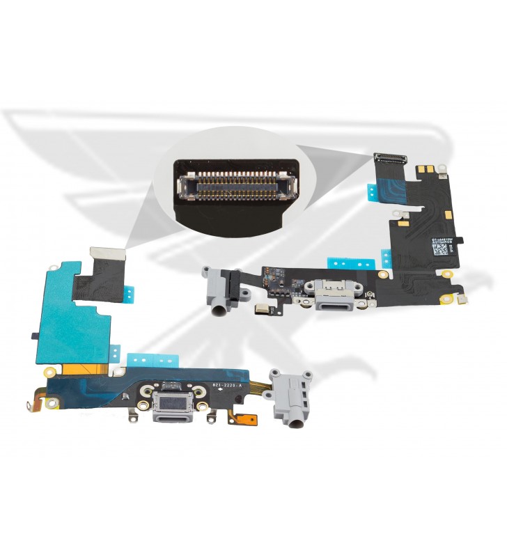 Conector Carga Flex Dock para Iphone 6 Plus 5.5 Microfono Audio Jack Auricular