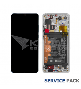 Pantalla Lcd Huawei P30 Pro VOG-L09 Marco Plata con Batería 02353SBC Service Pack