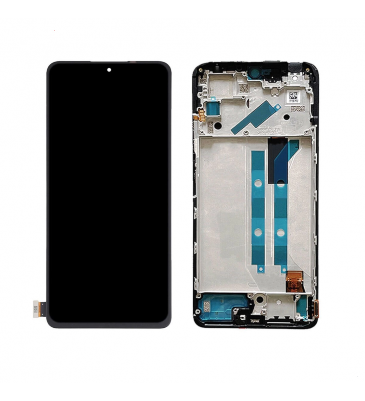 Pantalla Lcd para Xiaomi Redmi Note 11 Pro 5G 21091116I, Poco X4 Pro 5G 2201116PG Marco Negro Oled