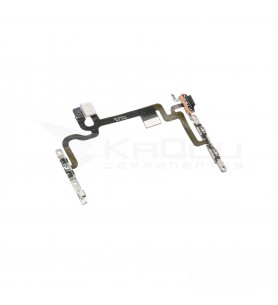 Flex Power Botón Encendido Y Volumen para Iphone 7 A1660 A1778 Negro