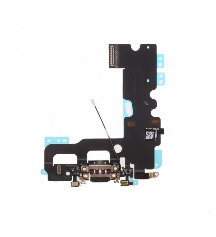Flex Conector Carga para Iphone 7 A1660 A1778 Negro Premium