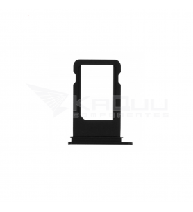 Soporte Bandeja Sim para Iphone 7 A1660 / Iphone 7 Plus A1661 Negro Brillante