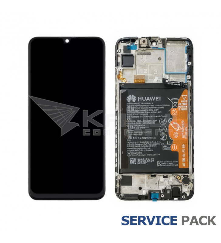 Pantalla Lcd Huawei P Smart 2020 POT-LX1A Marco Negro con Batería 02353RJT Service Pack