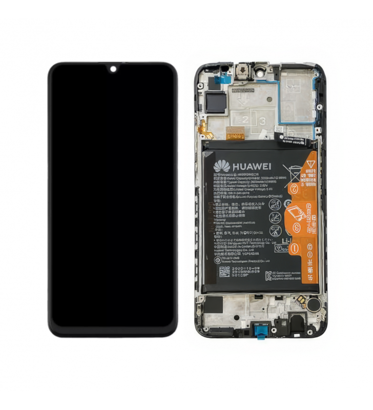 Pantalla Lcd Huawei P Smart 2020 POT-LX1A Marco Negro con Batería 02353RJT Service Pack