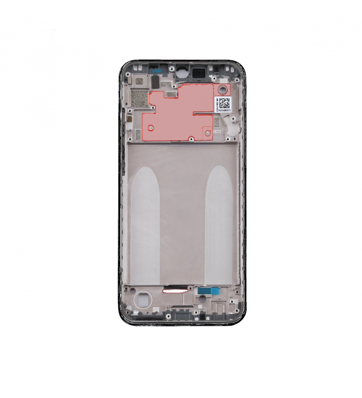 Chasis Marco Intermedio para Xiaomi Redmi Note 8T Negro