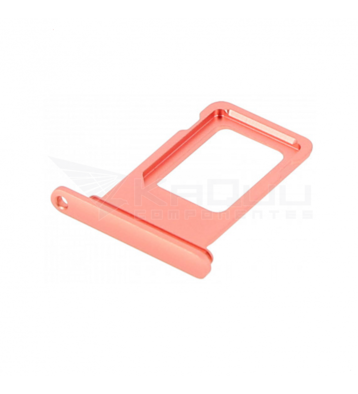 Soporte Bandeja Sim Single para Iphone Xr A1984 A2105 A2106 A2108 Rosa Pink