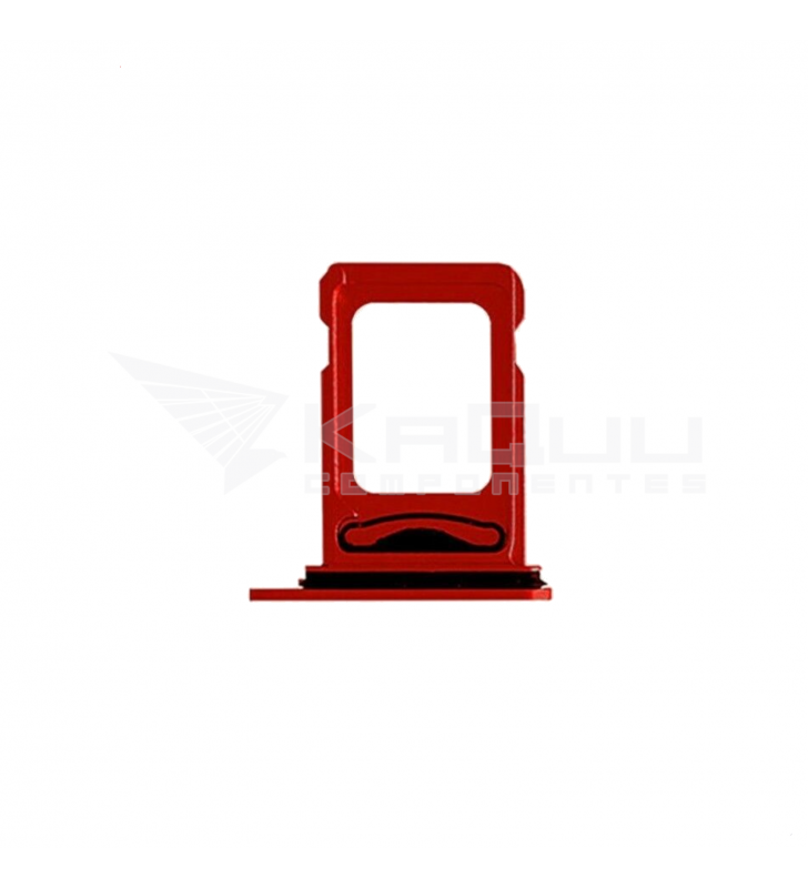 Soporte Bandeja Sim Dual para Iphone Xr A1984 A2105 A2106 A2108 Rojo