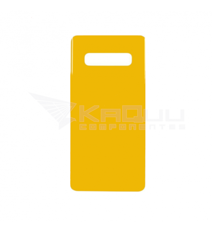 Tapa Bateria Back Cover para Galaxy S10 G973 Amarillo Amarilla Yellow