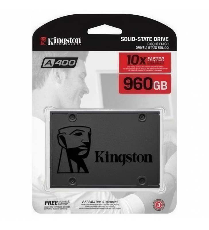 Disco Duro SSD Kingston A400 960GB Sata III