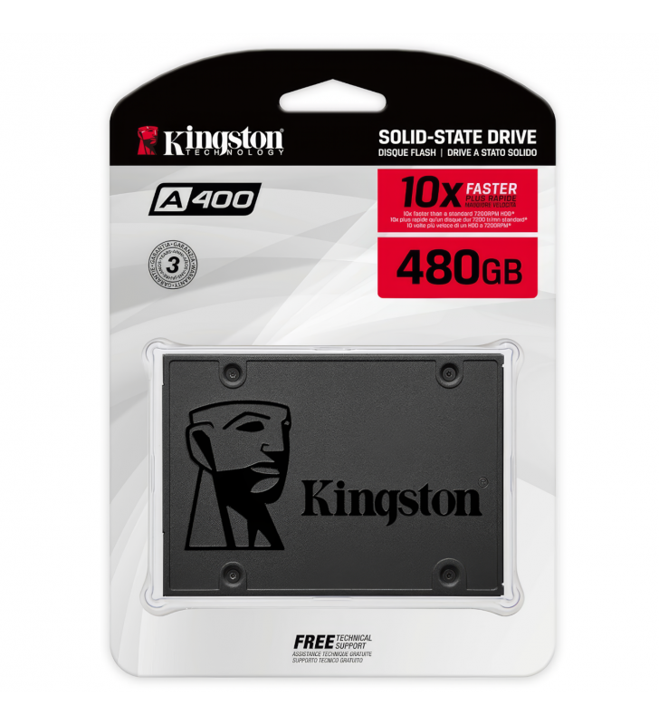 Disco Duro SSD Kingston A400 480GB Sata III
