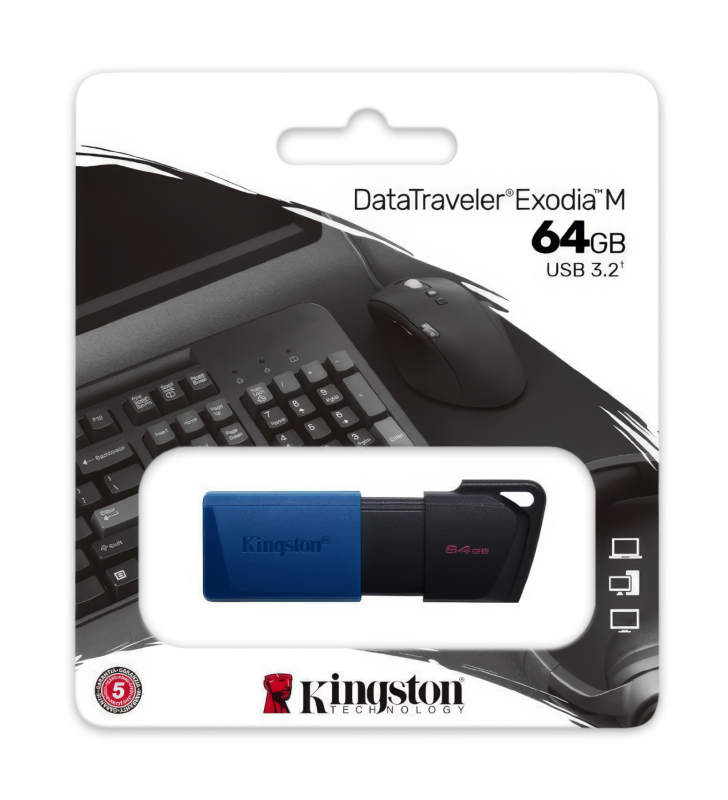 Pendrive Kingston DataTraveler Exodia M 64GB USB 3.2