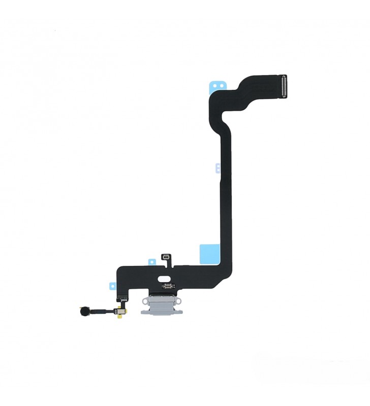 Flex Conector Carga para Iphone Xs A1920 Blanco Gris Premium