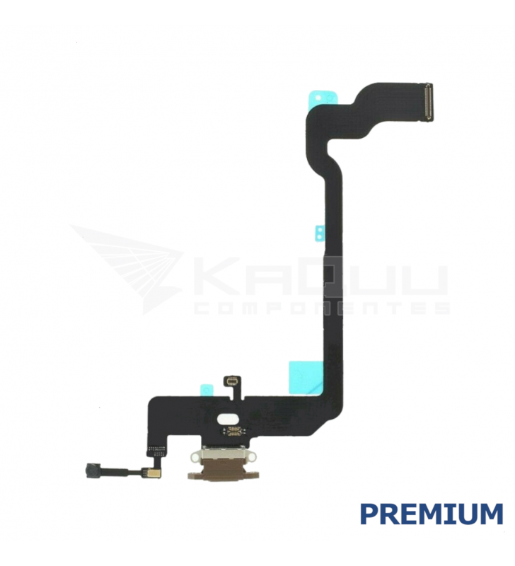 Flex Conector Carga para Iphone Xs A1920 Dorado Premium