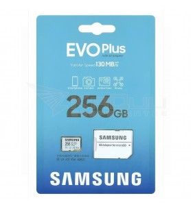 Tarjeta Memoria Samsung Evo Plus 2023 256GB microSD Clase 10 160MBs