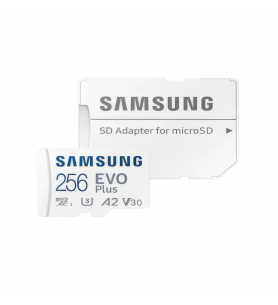Tarjeta Memoria Samsung Evo Plus 2023 256GB microSD Clase 10 160MBs