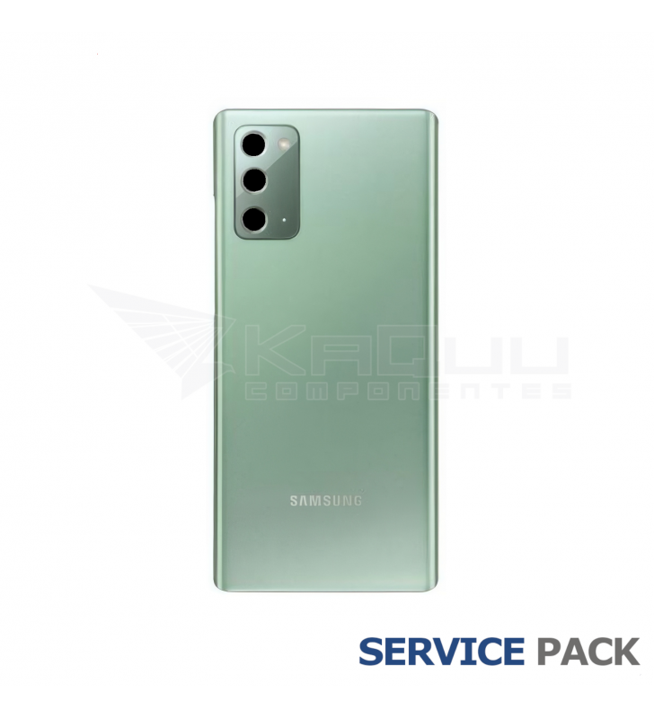 Tapa Trasera Samsung Galaxy Note 20 N980F, 5G N981F Verde GH82-27280C Service Pack