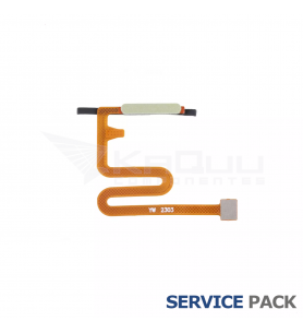 Flex Bóton Huella Samsung Galaxy A14 4G A145F Plata GH81-23530A Service Pack