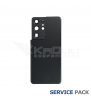 Tapa Trasera Samsung Galaxy S21 Ultra 5G G998B Negro GH82-24499A Service Pack