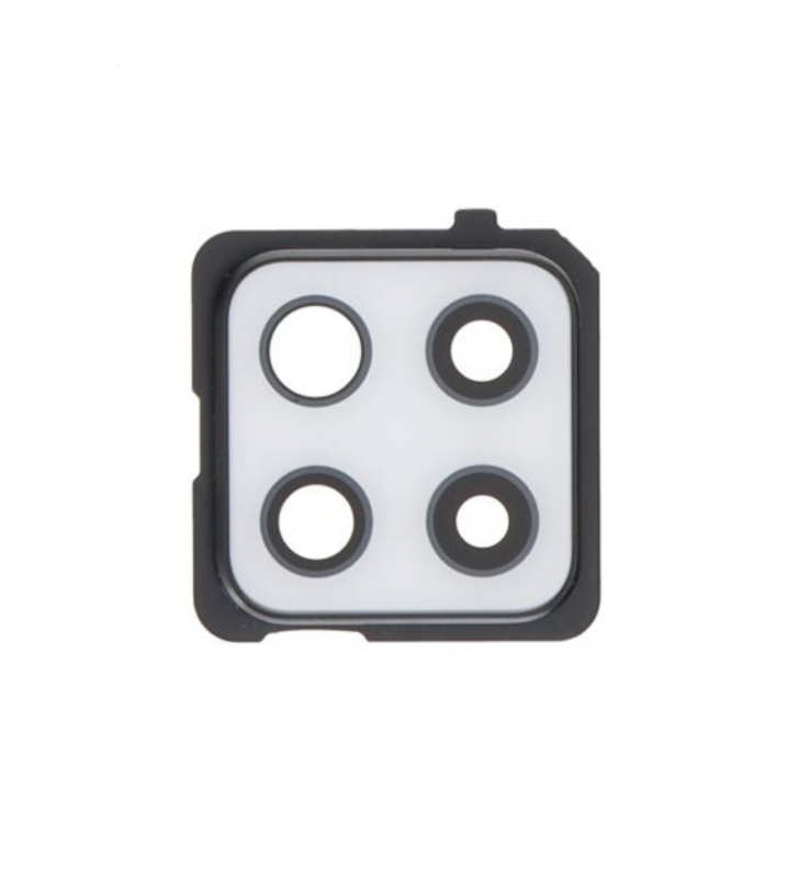 Embellecedor Cristal Cámara Lente para Samsung Galaxy A42 5G A426B Blanco