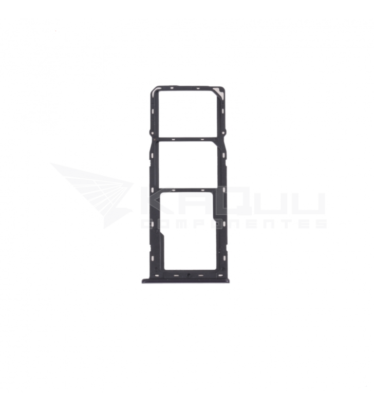 Soporte Bandeja Dual Sim para Oppo A12 CPH2077 Negro