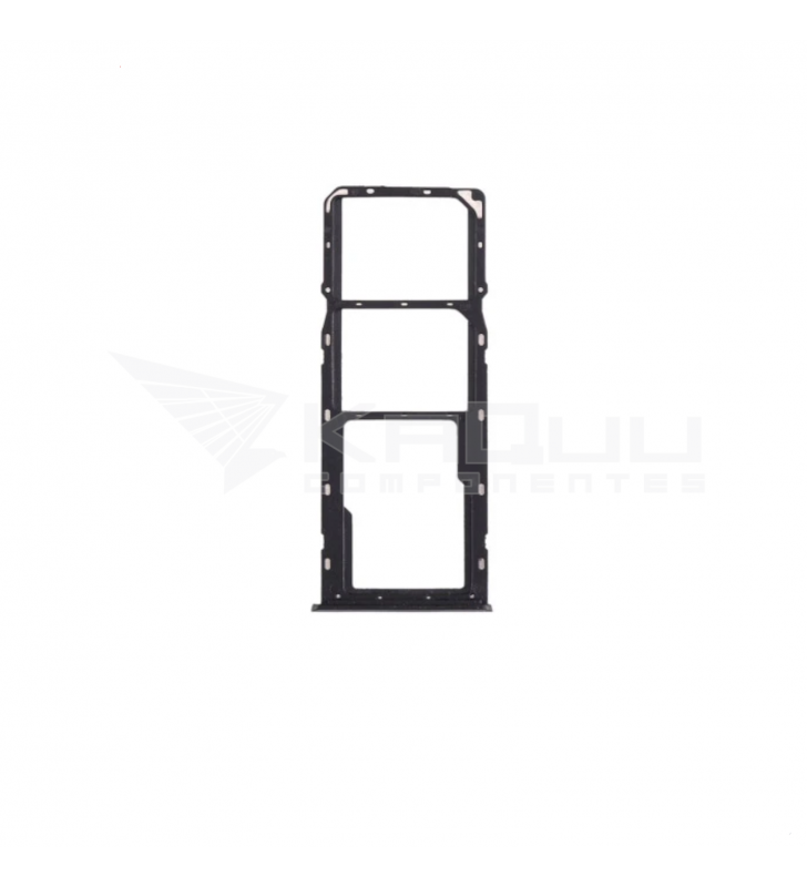 Soporte Bandeja Dual Sim para Realme 5 RMX1911 Negro