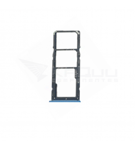 Soporte Bandeja Dual Sim para Realme 5 RMX1911 Azul