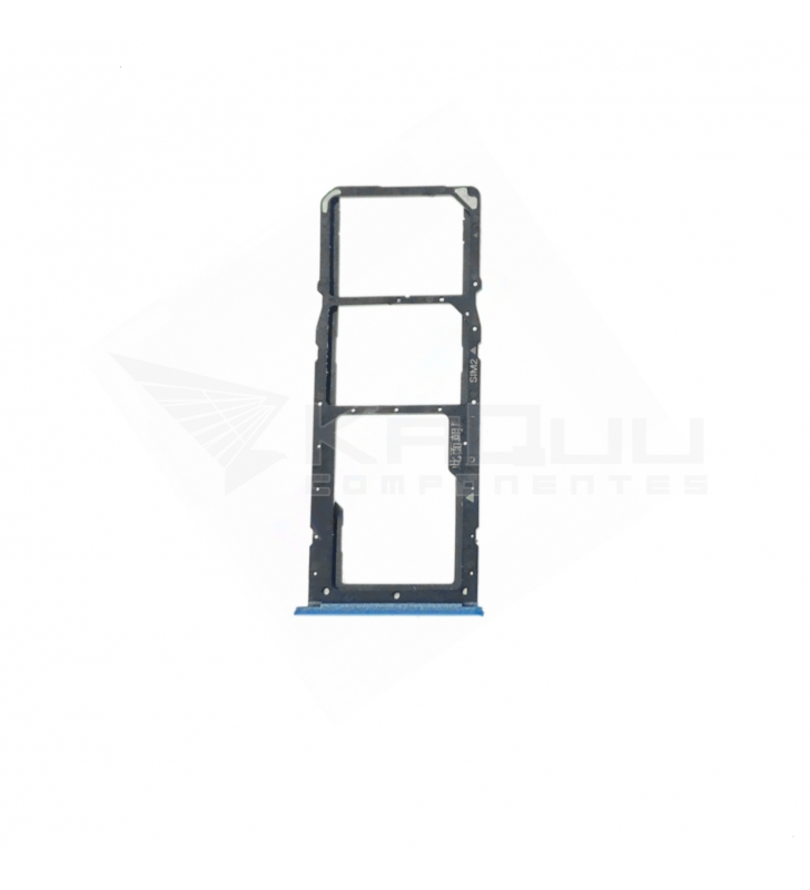Soporte Bandeja Dual Sim para Realme 5 RMX1911 Azul