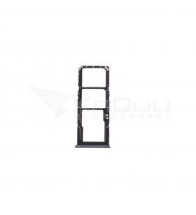 Soporte Bandeja Dual Sim para Realme 6i RMX2040 Negro